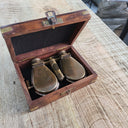 Folding Brass Binocular | Monocular | Vintage Style at online8 furniture store Auckland