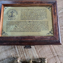 Folding Brass Binocular | Monocular | Vintage Style at online8 furniture store Auckland