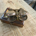 Folding Brass Binocular | Monocular | Vintage Style at online8 furniture store Auckland