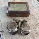 Folding Brass Binocular | Monocular | Vintage Style at online8 furniture store Auckland