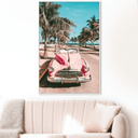 Framed Canvas Art - Classic Pink at online8 furniture store Auckland