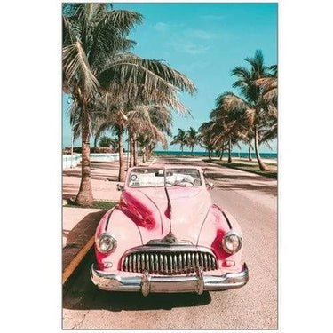 Framed Canvas Art - Classic Pink at online8 furniture store Auckland