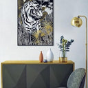 Framed Canvas Art - Golden Bengal at online8 furniture store Auckland