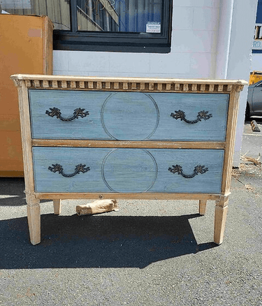 French Country 2 Drawer Chest at online8 furniture store Auckland