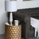 Geometric Side Table Gold at online8 furniture store Auckland