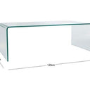 Glass Coffee Table | Ghost Coffee Table at online8 furniture store Auckland