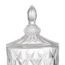 Glass Drink Dispenser - Diamond Pattern at online8 furniture store Auckland