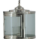 Glass Pendant - Nickle Plated at online8 furniture store Auckland