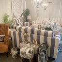 Goat skin stool at online8 furniture store Auckland