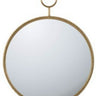 Gold Framed Round Mirror - Medium at online8 furniture store Auckland