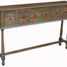 Hall Table with Verdigris Accents at online8 furniture store Auckland