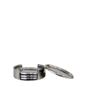 Hammered Coasters Set/4 In Holder Silver at online8 furniture store Auckland