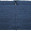 Hampton 2.5 Seater Slip Cover Sofa - Blue at online8 furniture store Auckland