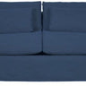 Hampton 2.5 Seater Slip Cover Sofa - Blue at online8 furniture store Auckland
