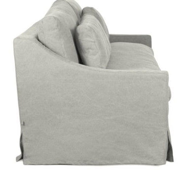 Hampton 2.5 Seater Slip Cover Sofa - Pastel Grey at online8 furniture store Auckland