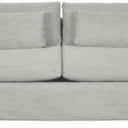 Hampton 2.5 Seater Slip Cover Sofa - Pastel Grey at online8 furniture store Auckland