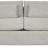 Hampton 2.5 Seater Slip Cover Sofa - Pastel Grey at online8 furniture store Auckland