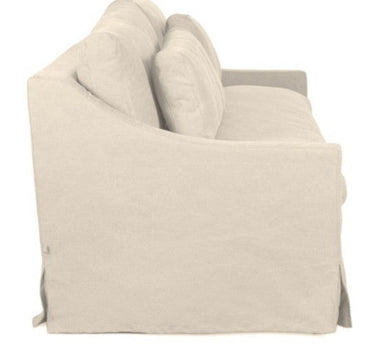 Hampton 2.5 Seater Slip Cover Sofa - Salt & Pepper at online8 furniture store Auckland