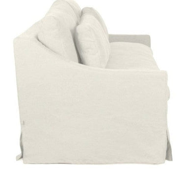 Hampton 3.5 Seater Slip Cover Sofa - Cloud at online8 furniture store Auckland