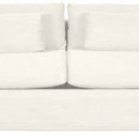 Hampton 3.5 Seater Slip Cover Sofa - Cloud at online8 furniture store Auckland