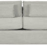Hampton 3.5 Seater Slip Cover Sofa - Pastel Grey at online8 furniture store Auckland