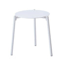Hampton Side Table Outdoor White at online8 furniture store Auckland