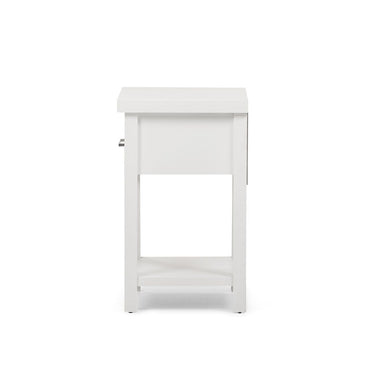 Helen Bedside Table White at online8 furniture store Auckland