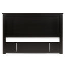 Helen Black Headboard Queen at online8 furniture store Auckland