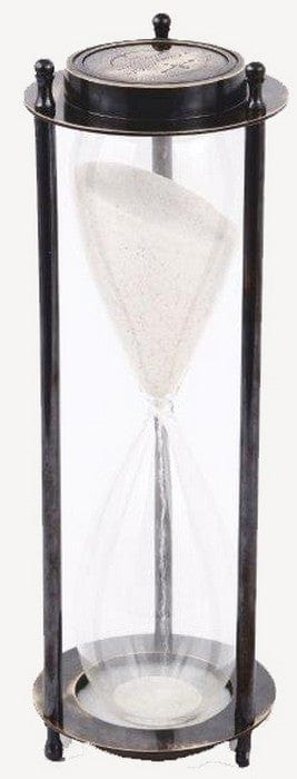 Hourglass with Brass Stand at online8 furniture store Auckland