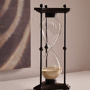 Hourglass with Gold Sand on Stand at online8 furniture store Auckland