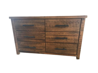 Industrial 6 Drawer Lowboy at online8 furniture store Auckland