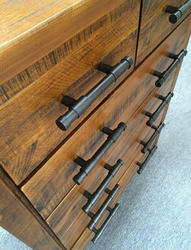 Industrial Bedroom Suite 6Pcs - Super King at online8 furniture store Auckland