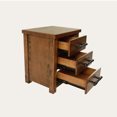 Industrial Bedside Table | Quality Bedroom Furniture | Online8 at online8 furniture store Auckland
