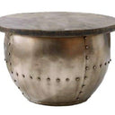 Industrial coffee table with Metal Base at online8 furniture store Auckland