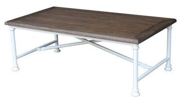 Industrial Coffee Table with Metal Legs at online8 furniture store Auckland