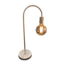 Industrial Curve Table Lamp at online8 furniture store Auckland