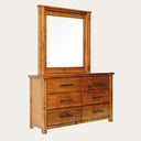 Industrial Dresser with Mirror at online8 furniture store Auckland