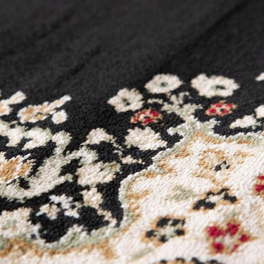 Iranshar Black Rug at online8 furniture store Auckland