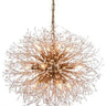 Iron In Hairline Brass Plated Chandelier at online8 furniture store Auckland