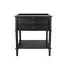 Island Life Bedside Table - Black at online8 furniture store Auckland