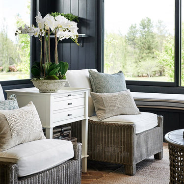 Island Life Bedside Table - White at online8 furniture store Auckland