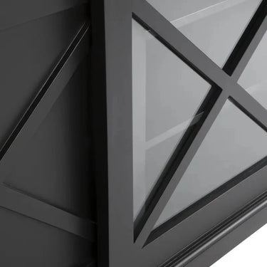 Island Life Media Unit Black at online8 furniture store Auckland