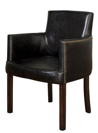 Ithaca Carver Dining Chair - Belon Black at online8 furniture store Auckland