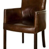 Ithaca Carver Dining Chair - Vintage Cigar at online8 furniture store Auckland