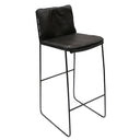 Jordi Barstool - Black Leather at online8 furniture store Auckland