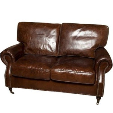 Kensington 2 Seater Sofa - Vintage Cigar at online8 furniture store Auckland