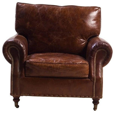 Kensington Armchair - Vintage Cigar at online8 furniture store Auckland