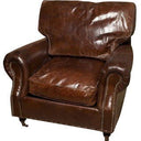 Kensington Armchair - Vintage Cigar at online8 furniture store Auckland