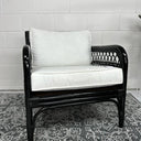Kenyon Rattan & Canvas Armchair at online8 furniture store Auckland