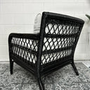 Kenyon Rattan & Canvas Armchair at online8 furniture store Auckland